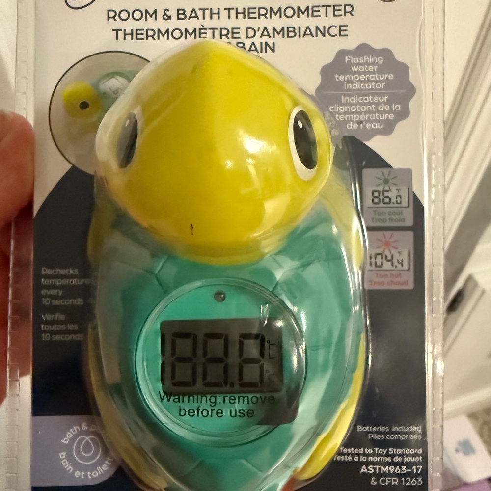 Yellow and Blue Room & Bath Thermometer